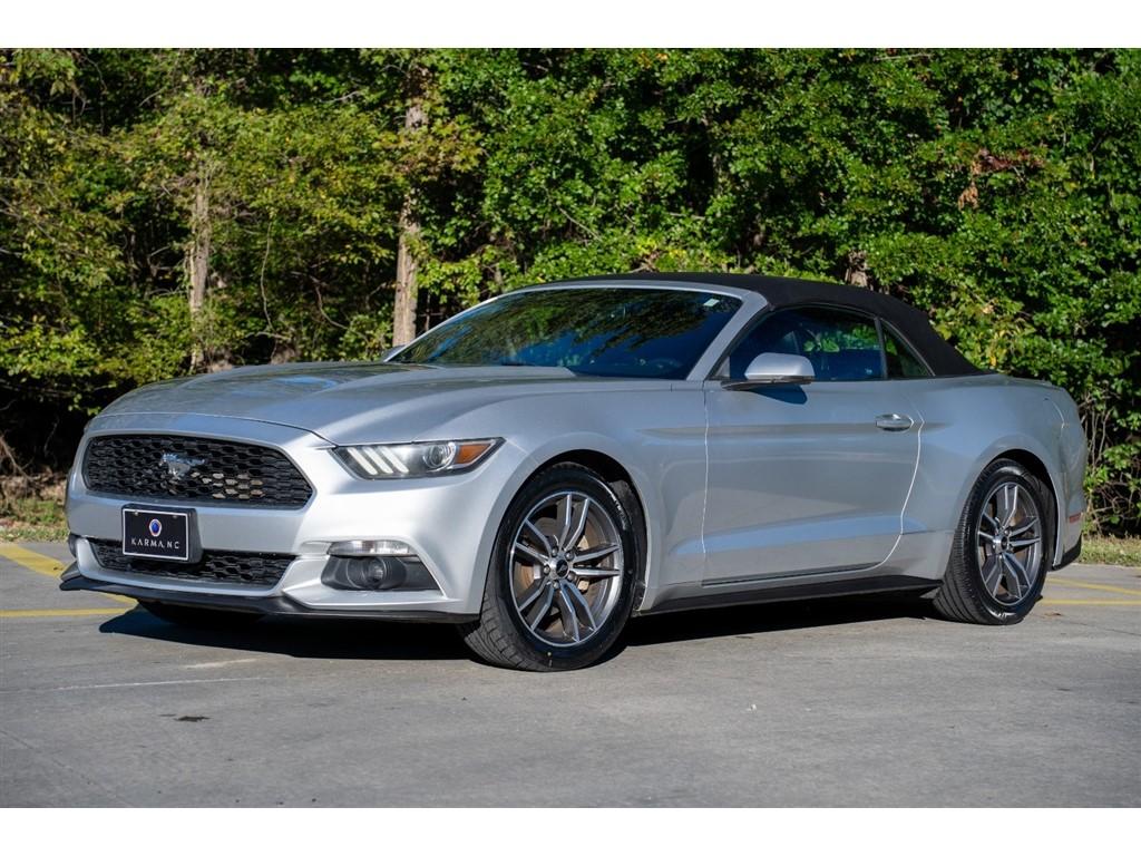 Used 2017 Ford Mustang EcoBoost Premium with VIN 1FATP8UH2H5245412 for sale in Fuquay Varina, NC