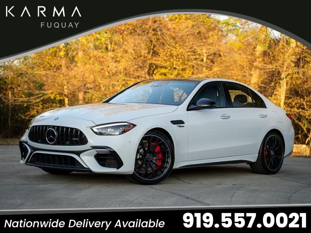 Used 2024 Mercedes-Benz C-Class Sedan AMG C63 with VIN W1KAF8AB4RR215834 for sale in Fuquay-Varina, NC