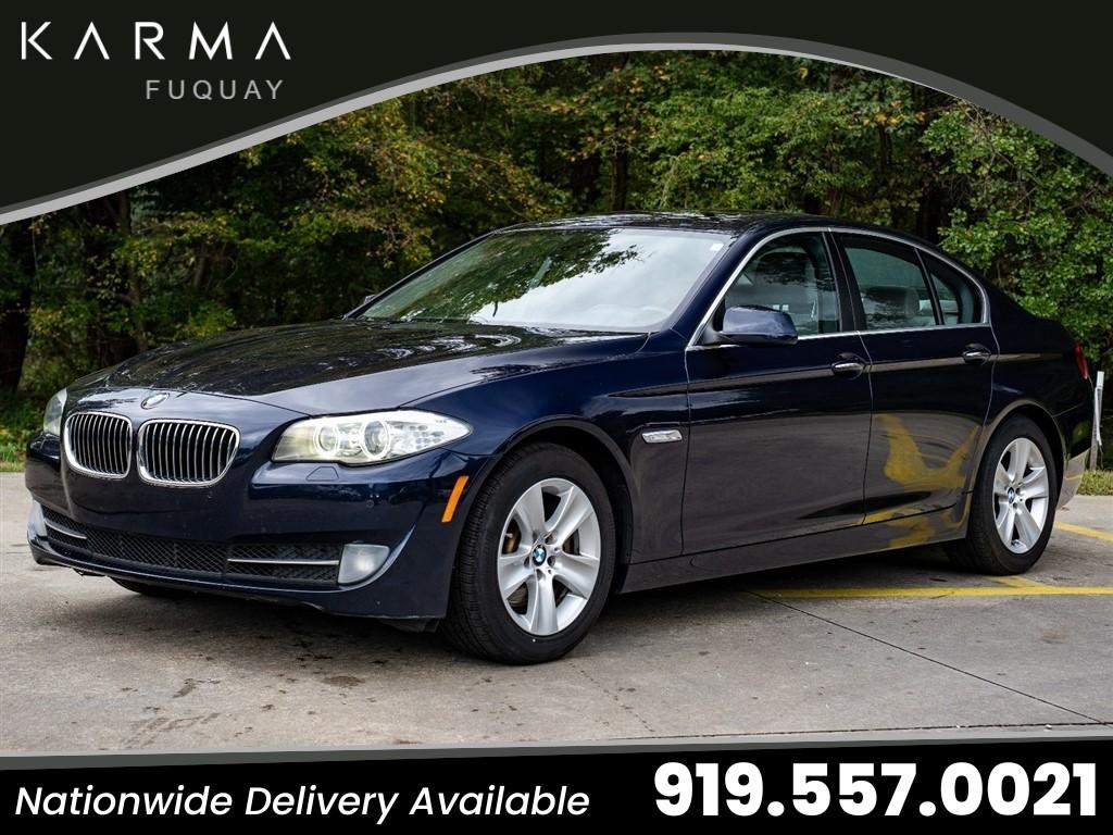 Used 2012 BMW 5 Series 528i with VIN WBAXG5C57CDX02664 for sale in Fuquay-Varina, NC