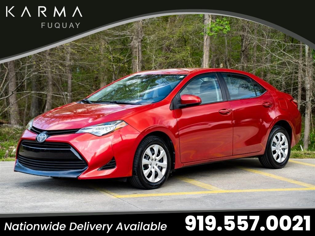 Used 2018 Toyota Corolla LE with VIN 5YFBURHE8JP818651 for sale in Fuquay-Varina, NC