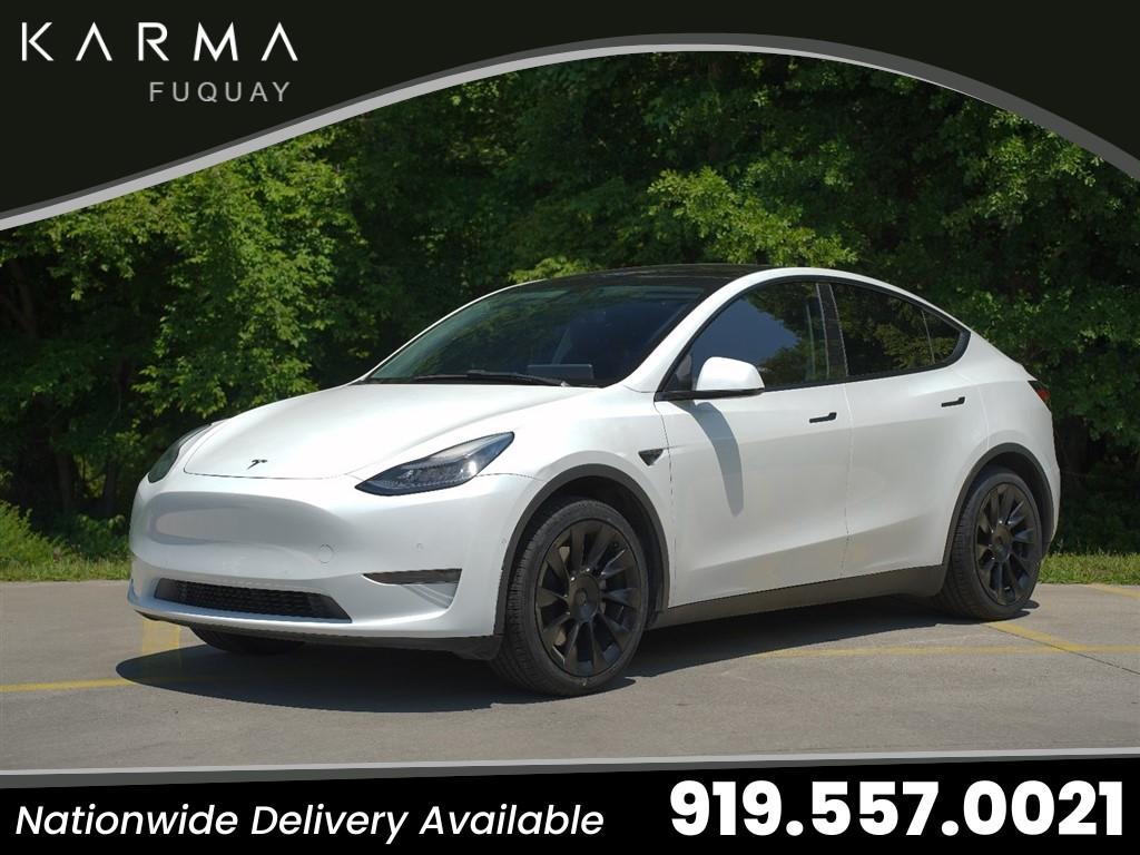 Used 2021 Tesla Model Y Standard Range with VIN 5YJYGDED8MF103725 for sale in Fuquay-Varina, NC