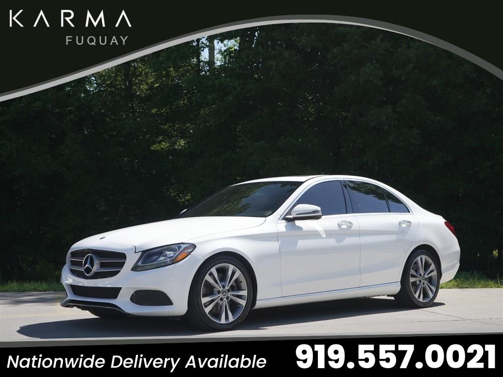 Used 2018 Mercedes-Benz C-Class Sedan C300 with VIN 55SWF4JB3JU246039 for sale in Fuquay-Varina, NC