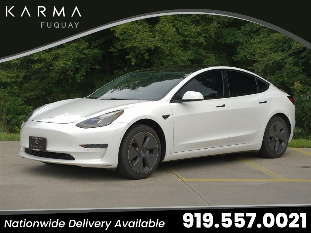 Used 2021 Tesla Model 3 Base with VIN 5YJ3E1EA2MF961325 for sale in Fuquay-Varina, NC