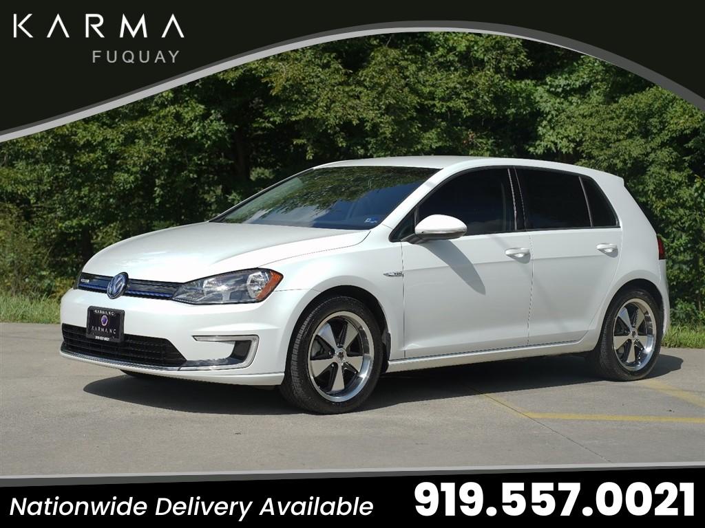 Used 2016 Volkswagen e-Golf e-Golf SE with VIN WVWKP7AU0GW916862 for sale in Fuquay-Varina, NC