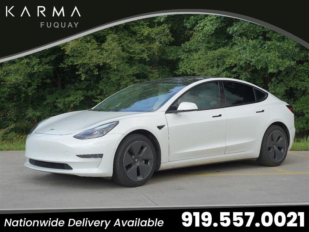 Used 2021 Tesla Model 3 Base with VIN 5YJ3E1EA2MF025902 for sale in Fuquay-Varina, NC